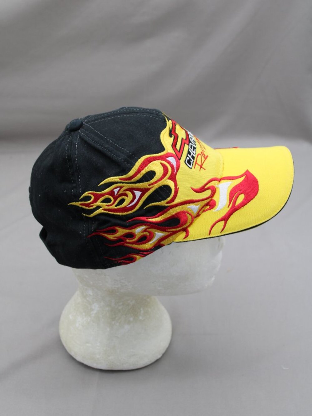 Car Racing Hat - Chevrolet Racing Flag Graphics - Adult Gripback - Picture 6 of 8